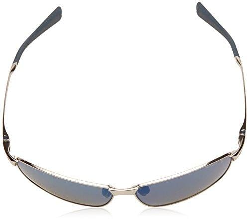 Nike Tour Sunglasses, Chrome/Squadron Blue, Grey with Blue Flash Lens