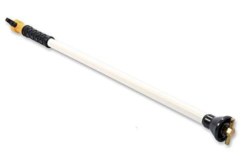 Camco RV Straight Swivel Stik with Shutoff Valve- Creates Powerful Cleaning Action that Dislodges and Flushes Stubborn Waste Deposits and Combats Odors (40094)