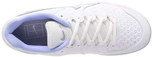 Nike Women's Air Zoom Resistance Tennis Shoes (7 B US, White/Metallic Silver/Pure Platinum)