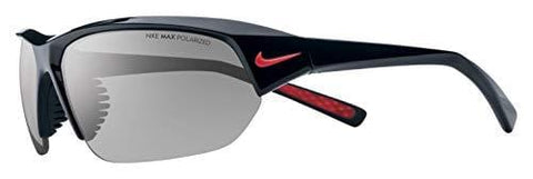 Nike Eyewear Unisex-Adult Skylon Ace P EV0527-006 Rectangular Sunglasses, Shiny Black/Matte Black, 69 mm