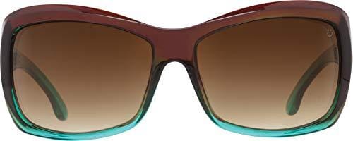 Spy Optic Farrah Flat Sunglasses,Mint Chip Fade/Happy Bronze Polar,62 mm