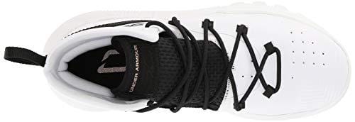 Under Armour Men's SC 3ZER0 II Basketball Shoe, White (103)/Black, 10