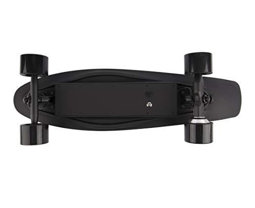 Voyager Neutrino Compact Electric Cruiser Skateboard with Bluetooth Remote, 350W Brushless Motor, 12.5 MPH Max Speed, up to 7 Mile Range (Black)