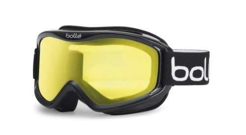Bolle Mojo Ski/Snow Goggles, 2-Pack | Shiny Yellow Lemon | Ventilated | Dual-Pane Anti-Fog Thermal Barrier | Crystal Clear View | Med-Lg. Adult Fit