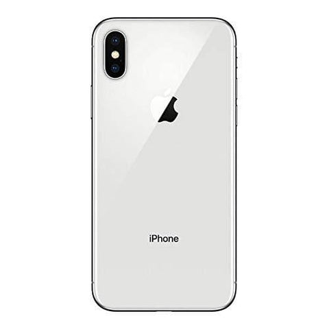 Apple iPhone X, GSM Unlocked, 64GB - Silver (Renewed)