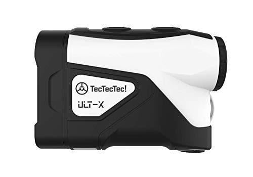 TecTecTec ULT-X Golf Rangefinder - Laser Range Finder with 1,000 Yards Range, Slope, Vibration, Easy Flagseeker and On/Off