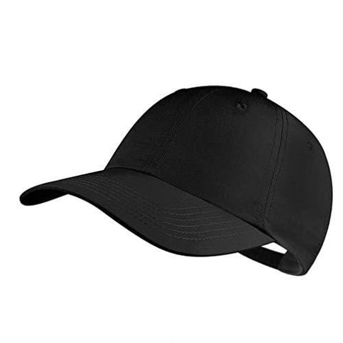 Quivk Dry Dad hat Summer Polo Baseball Cap Mens Outdoor Running Run Sports Sport Hats Cool UV Sun Caps Light Breathable Travel Golf Unstructured Trucker Hat for Men Women Girls Unisex Plain Gift Black