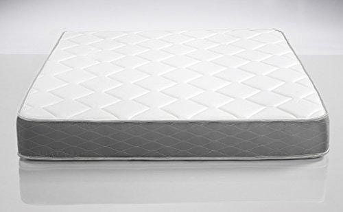 Dreamfoam Bedding Dream 9-Inch Two-Sided Medium Firm Pocketed Coil Mattress, Short Queen- Made in the USA