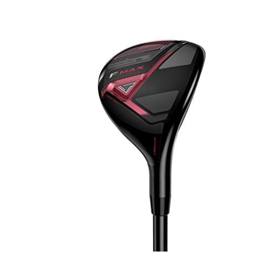 Cobra Women's 2018 F-Max Hybrid Black-Raspberry, Right Hand, Graphite, 23.5, degrees, Ladies