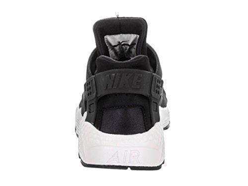 Nike Women's Air Huarache Run Black/Black/White Running Shoe 10.5 Women US