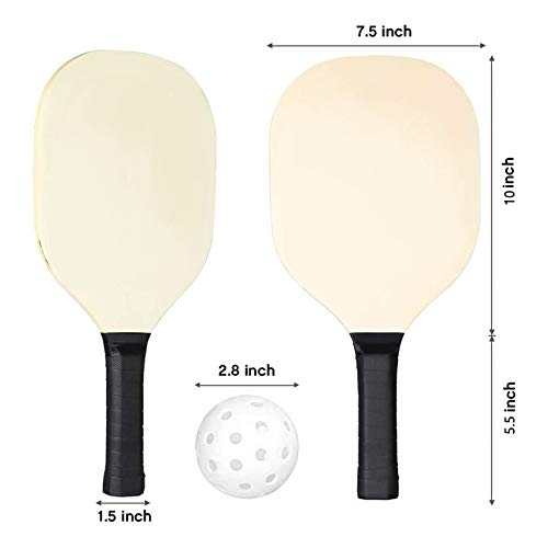 ORIENTOOLS 22 FT Portable Pickleball Net Set System with Carrying Bag, (2) Paddles, and (2) Pickleballs, Durable Sports Net for Indoor, Outdoor Court, Backyard, Beach, Driveway