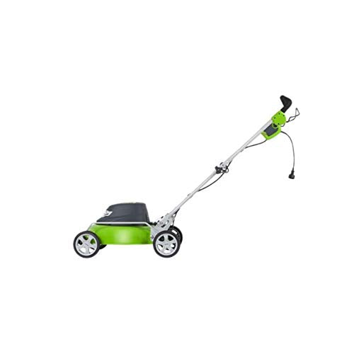 Greenworks 18-Inch 12 Amp Corded Electric Lawn Mower with Extra Blade 25012