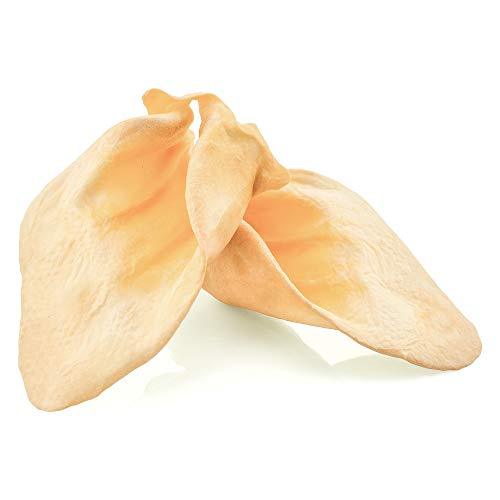 Best Bully Sticks Prime Thick-Cut Cow Ear Dog Chews (12 Pack) Sourced from All Natural, Free Range Grass Fed Cattle with No Hormones, Additives or Chemicals - Hand-Inspected and USDA/FDA Approved