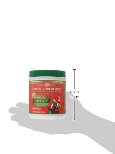 Amazing Grass Green SuperFood Energy, Watermelon, 30 Servings, 7.4 Ounce