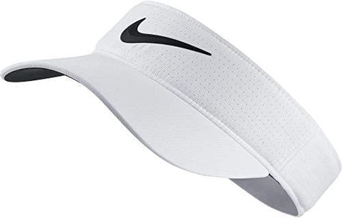 Nike Women's Aerobill Visor Hat, White/Anthracite/Black, Misc