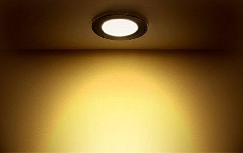 Dream Lighting RV LED Recessed Down Light 2W Warm White Black Shell Pack of 6