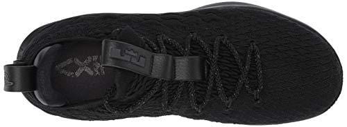 Nike Lebron XV Low Mens Fashion-Sneakers AO1755-004_12 - Black/Black-Thunder Grey