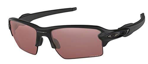 Oakley Flak 2.0 XL OO9188 918890 59M Matte Black/Prizm Dark Golf Sunglasses For Men+BUNDLE with Oakley Accessory Leash Kit