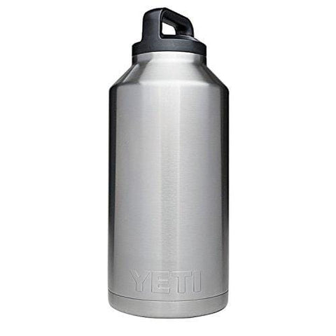 YETI Rambler 64oz Vacuum Insulated Stainless Steel Bottle with Cap (Stainless Steel)