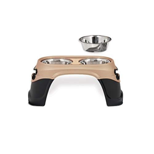 Petmate Easy Reach Pet Diner Elevated Dog Bowls 2 Sizes 2 Polished Colors