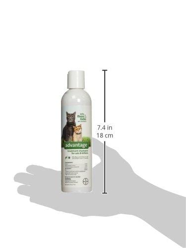 Advantage Shampoo Flea and Tick Treatment for Cats and Kittens 8 oz