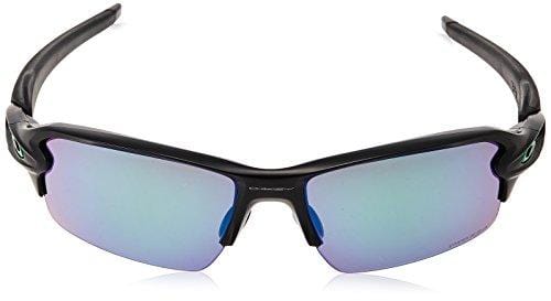 Oakley Men's Flak 2.0 (a) Polarized Iridium Rectangular Sunglasses, Matte Black, 61.0 mm