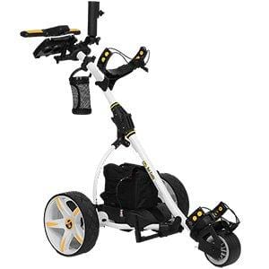 Bat-Caddy X3R Remote Control Cart w/ Free Accessory Kit, White, 35Ah SLA