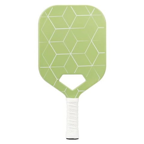 Levusu Pickleball Paddle, 20mm Graphite T700 Carbon Surface Fiber Pickleball Paddles,USAPA Frosted Carbon Fiber Pickleball Paddle with High Grit Spin, Professional League Pickleball Paddle (Green)
