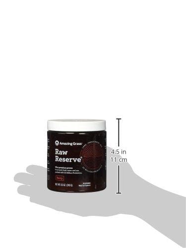 Amazing Grass, Raw Reserve Green Superfood Organic Powder with Wheat Grass and Greens, Flavor: Berry, 30 Servings