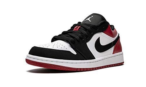 Jordan Air 1 Low (White/Black-Gym Red,9)