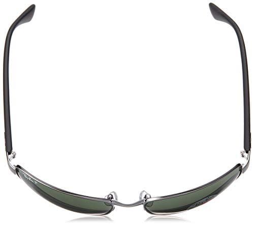 Ray-Ban Men's Rb3478 Polarized Rectangular Sunglasses, Gunmetal, 59.8 mm