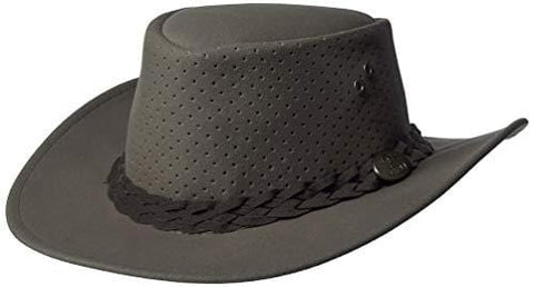 Aussie Chiller Bushie Perforated Hats Grey Large