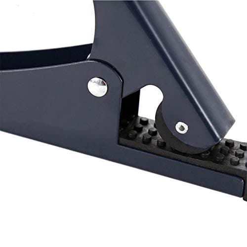 Kioos Collapsible Table Tennis Net Professional Steel Pingpong Net Clip Grip Mesh Training Competition Portable Tension Adjustable Post (Navy Blue)