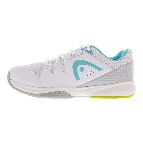 HEAD Women`s Brazer Tennis Shoes White and Silver (7.5 - TennisExpress)