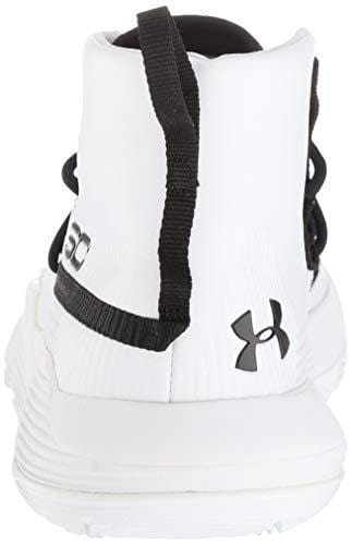 Under Armour Men's SC 3ZER0 II Basketball Shoe, White (103)/Black, 10