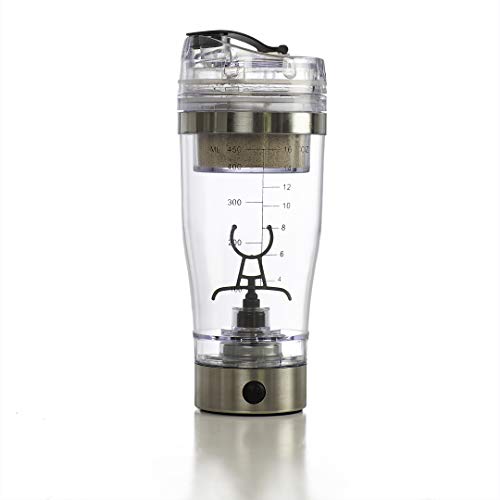 Vortex Select Portable Electric Mixer Shaker Bottle for Protein Powders, Shakes, Eggs, Pre-Workout Shakes, Post-Workout Shakes, and More with Ingredients Cup and USB (16 oz.)