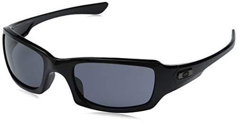 Oakley Men's Fives Squared Rectangular, Polished Black, 54 mm