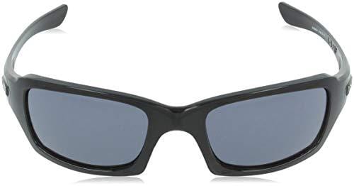 Oakley Men's Fives Squared Rectangular, Polished Black, 54 mm