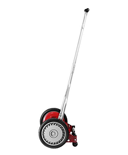 Great States 304-14 14-Inch 5-Blade Push Reel Lawn Mower, Red