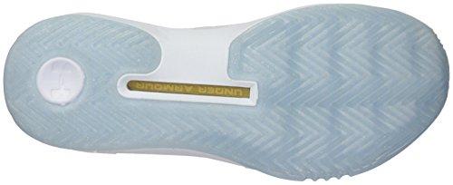 Under Armour Men's Heat Seeker Basketball Shoe, White (104)/Midnight Navy, 11