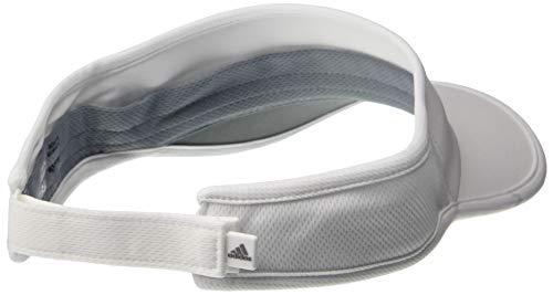 adidas Women's Superlite Performance Visor, White/Light Onix, One Size
