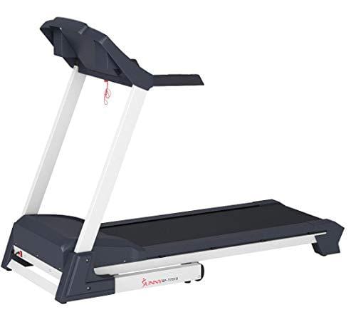 Sunny Health & Fitness SF-T7515 Smart Treadmill with Auto Incline, Sound System, Bluetooth and Phone Function