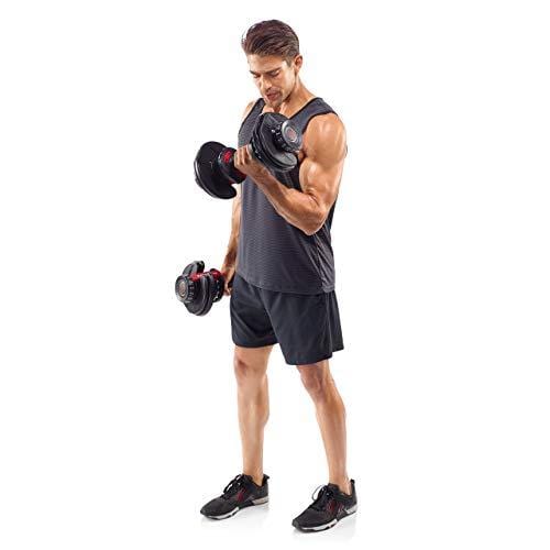 Bowflex SelectTech 552 Adjustable Dumbbells (Pair) (Renewed)