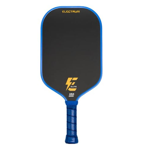 Electrum Model E - Elite Pickleball Paddle with 4.25-inch Blue Handle: Revolutionize Your Game with Thermoformed Core and Raw Carbon Fiber