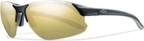 Smith Optics Parallel D-Max Sunglasses, Matte Black Frames, Polarized Gold Mirror/Ignitor/Clear Lenses