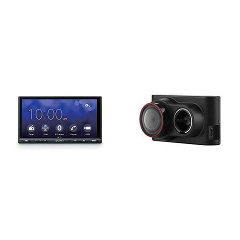 Sony XAV-AX5000 Car Stereo and Garmin Dash Cam 30 Bundle
