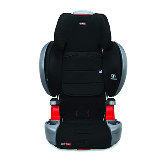 Britax Grow with You ClickTight Plus Harness-2-Booster Car Seat - 3 Layer Impact Protection - 25 to 120 Pounds, Jet Safewash Fabric [Newer Version of Pinnacle]