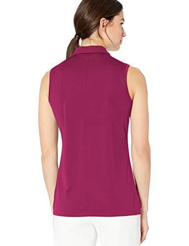 Nike Women's Dry Polo Sleeveless, True Berry/True Berry, Medium