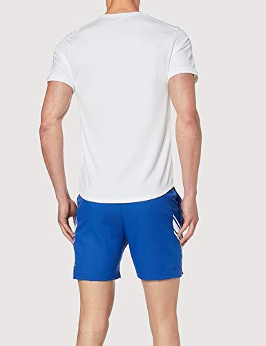 Nike Men's NikeCourt Dri-FIT Tennis Shirt (White/White/Black, Large)