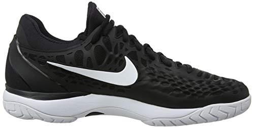 Nike Men's Air Zoom Cage 3 HC Tennis Shoes (11 D(M) US, Black/White-Anthracite)